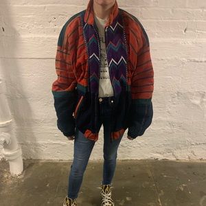 VINTAGE Guatemalan embroidered jacket